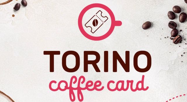 Coffee card for visitors of Turin